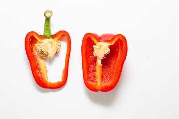 Red slice big spicy chilli