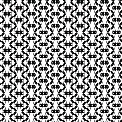 Vector abstract transparent geometric ornament monochrome black and white seamless pattern background tile 