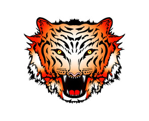 bengal roaring tiger wild big cat mighty predator king of the jungle