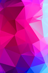 Purple vivid  vector texture with triangular style. Illustration with set of colorful