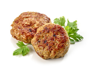 freshly baked homemade cutlets