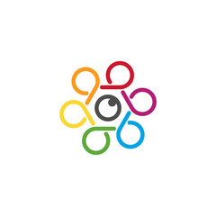 Eye Camera logo design vector template, Camera Photography logo concepts