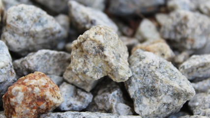 close up of a lot of stone