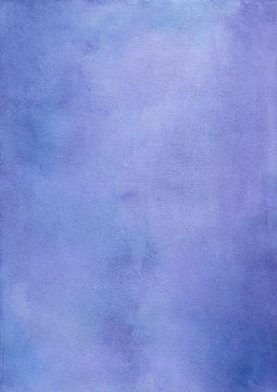 Purple and blue abstract watercolor texture background for design. Oil painted high resolution seamless texture.  There is blank place for text, textures design art work or product.