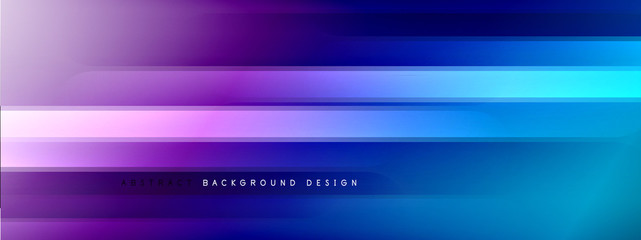 Motion concept neon shiny lines on liquid color gradients abstract backgrounds. Dynamic shadows and lights templates for text