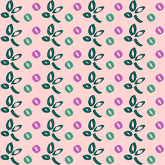 
A pattern with young leaves.