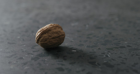 inshell walnut on terrazzo countertop