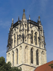 Fototapeta na wymiar Münster - Überwasserkirche, Nordrhein-Westfalen, Deutschland, Europa