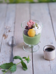 和菓子 抹茶プリン