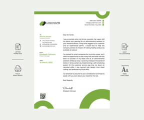 Clean Professional Letterhead Template