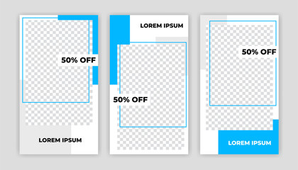 Modern Social Media banner template can be edited. Anyone can use this design easily. Promotional web banners for social media. Elegant sale and discount promo - Vector.