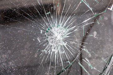 broken glass,background of cracked window