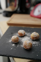 A homemad Chocolate topping Doughnut