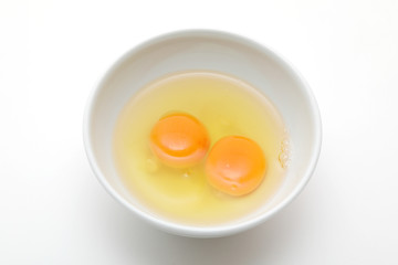 ふたつの生卵