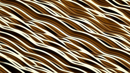 background with golden waves