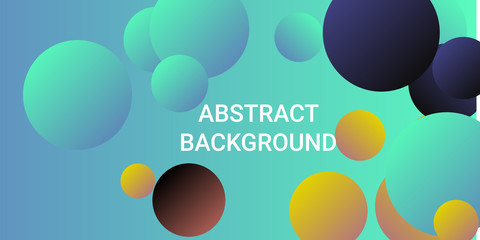 Trendy gradients of balls shapes.