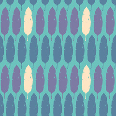 Fototapeta premium Trendy Tropical Vector Seamless Pattern. Beautiful Male Shirt Female Dress Texture. Cool Summer Fabrics. 