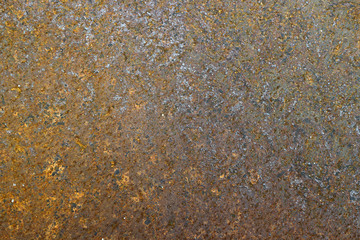 Rusty old iron plate texture