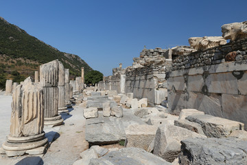 Ephesus Ancient City in Selcuk Town, Izmir, Turkey