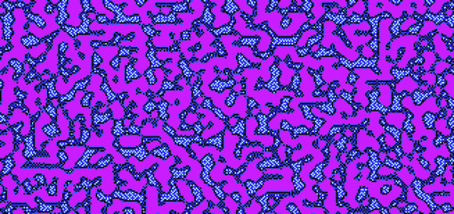 Abstract pixelated background with flickers and datamoshing effect. Vaporwave and cyberpunk style aesthetics.