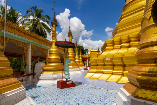 Buddhist temple in Dawei, Myanmar