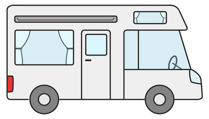 Wohnmobil Illustration