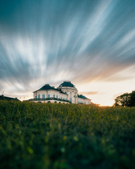 Low-angle perspective view of 