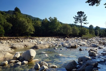 Flußbadestelle am Cruzini