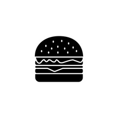 Burger Vector icon. Burger symbol vector design