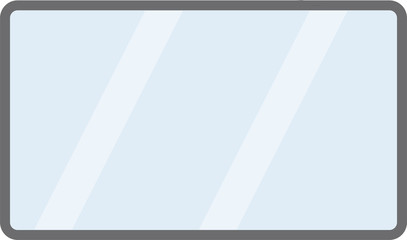 tablet pc isolated on white background