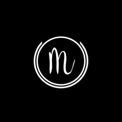 Naklejka na ściany i meble M letter logo vector design.m letter design for company,business logo