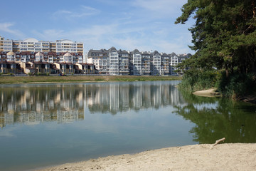 Fototapeta premium Srtyzhen river, Chernihiv, Ukraine