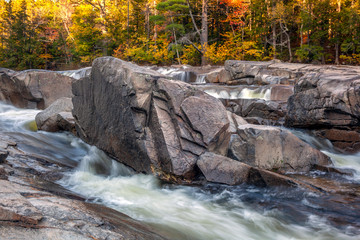 Autumn on the swift river