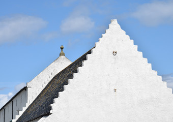 Detail of a chapel in the Scottish Highlands