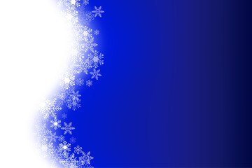 雪の結晶の背景イラスト