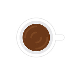 Coffee logo design. Coffee vector on white background.
