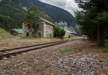 Obraz premium International station of canfran located in the pyrenees of huesca aragon spain