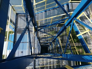 metalowe schody 