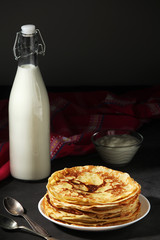 Russian cuisine national dish bliny