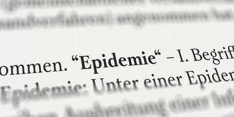 Epidemie im Buch