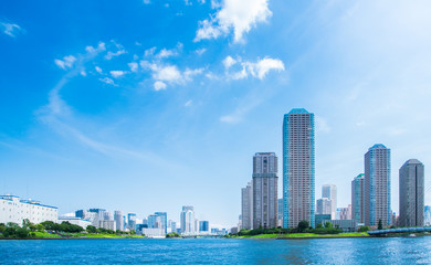 東京都江東区豊洲の街並み