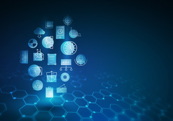 Innovative technologies image . Mixed media