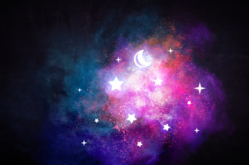 Star Abstract Decoration Lights Background
