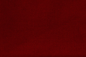 Red fabric cloth background texture. Red cloth background. Abstract realistic fabric background texture. woven texture in red. Texture of red christmas fabric. Fabric background for graphic design.