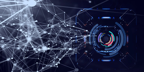 Social media and technology concept