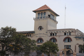 キューバのハバナの旧市街