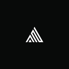 an letter vector logo abstract