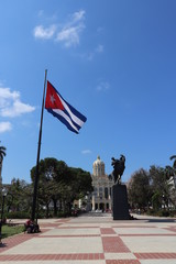 Fototapeta premium キューバのハバナでかつての大統領の官邸だった、革命博物館 Museo de la Revolución 