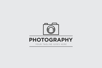 camera photography logo, studio icon and symbol vector illustration