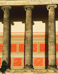 Beautiful greek antique columns